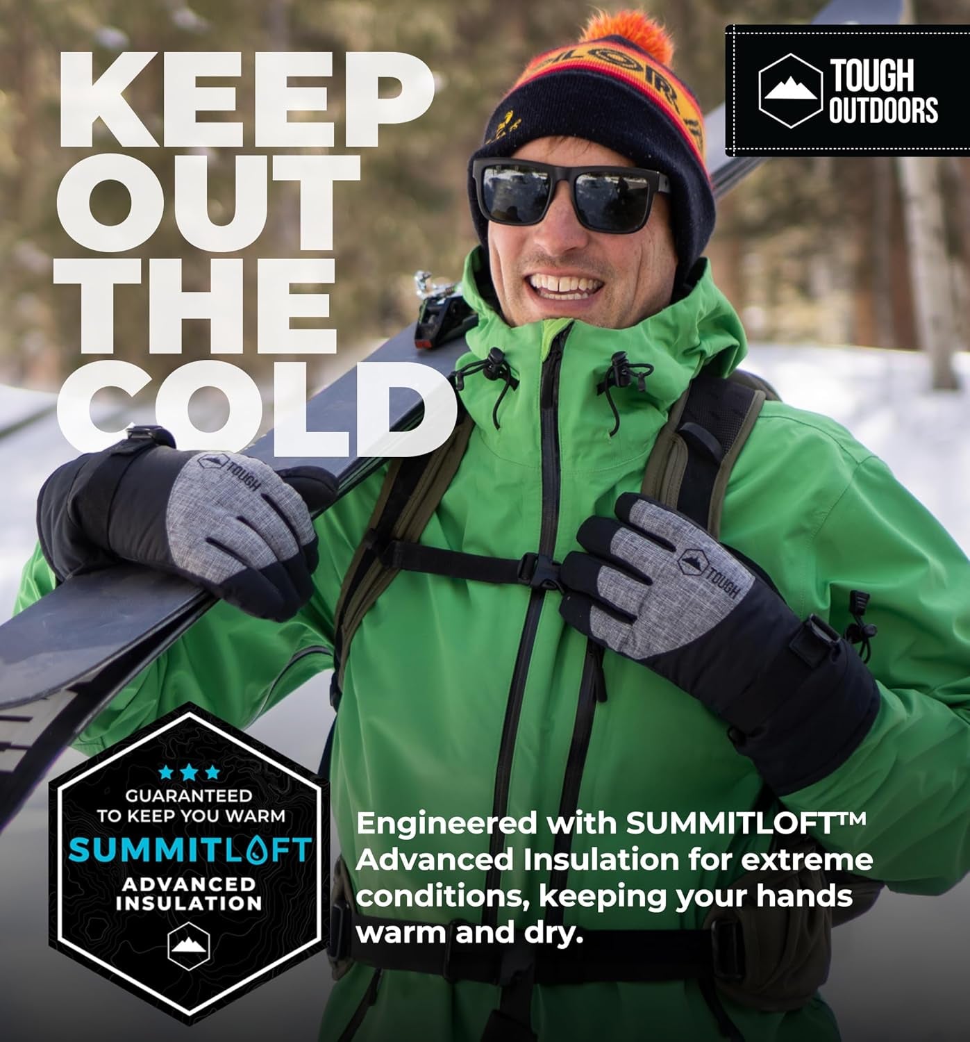 Snow Gloves - Men'S & Women'S Waterproof & Insulated Ski & Snowboard Gloves