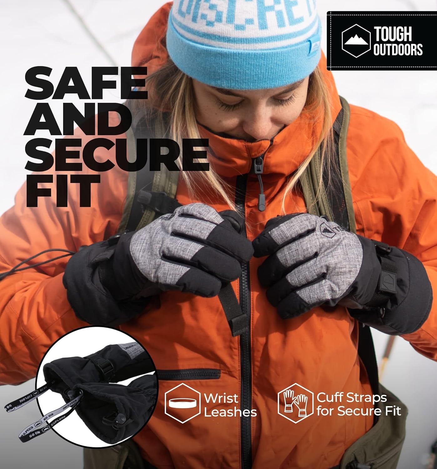 Snow Gloves - Men'S & Women'S Waterproof & Insulated Ski & Snowboard Gloves
