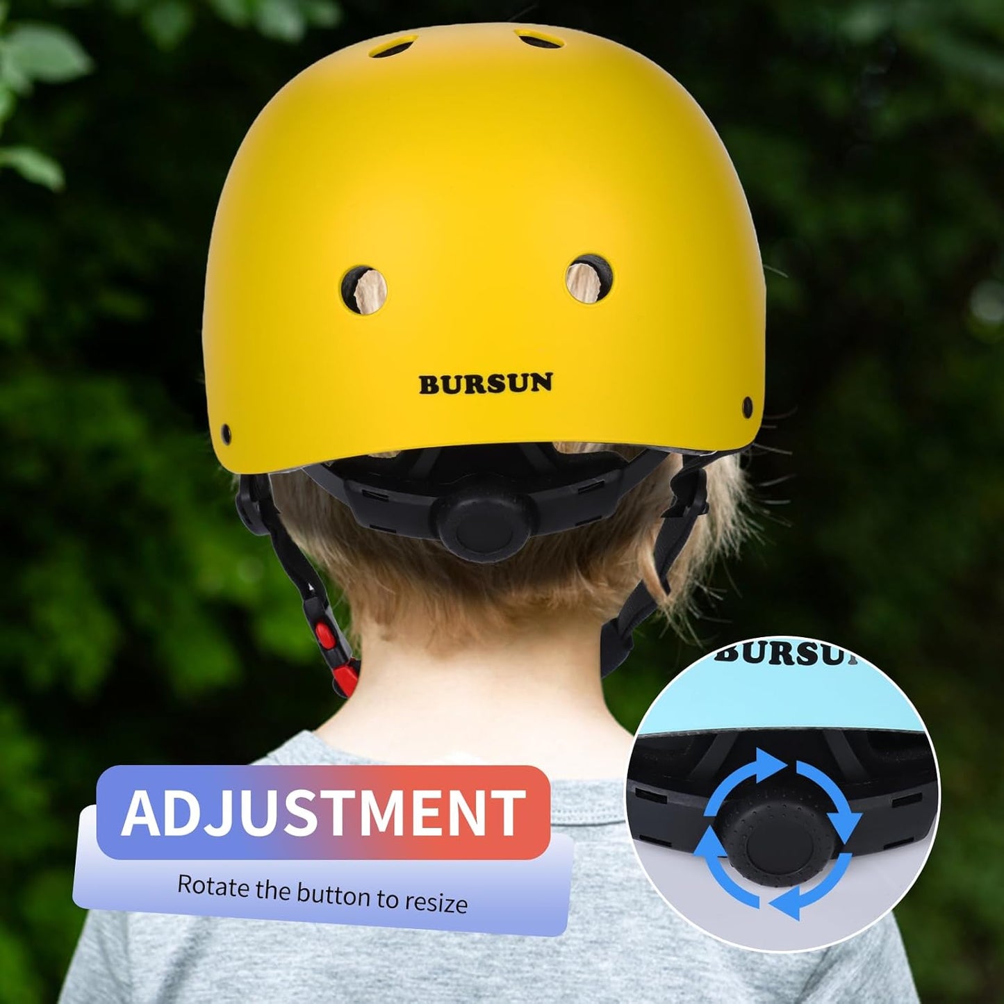 Kids Bike Helmet Ventilation & Adjustable Toddler Helmet for Ages 2-14 Kids Boys Girls Multi-Sport Helmet for Skateboard Roller Skateing Bicycle Scooter Blance Bike
