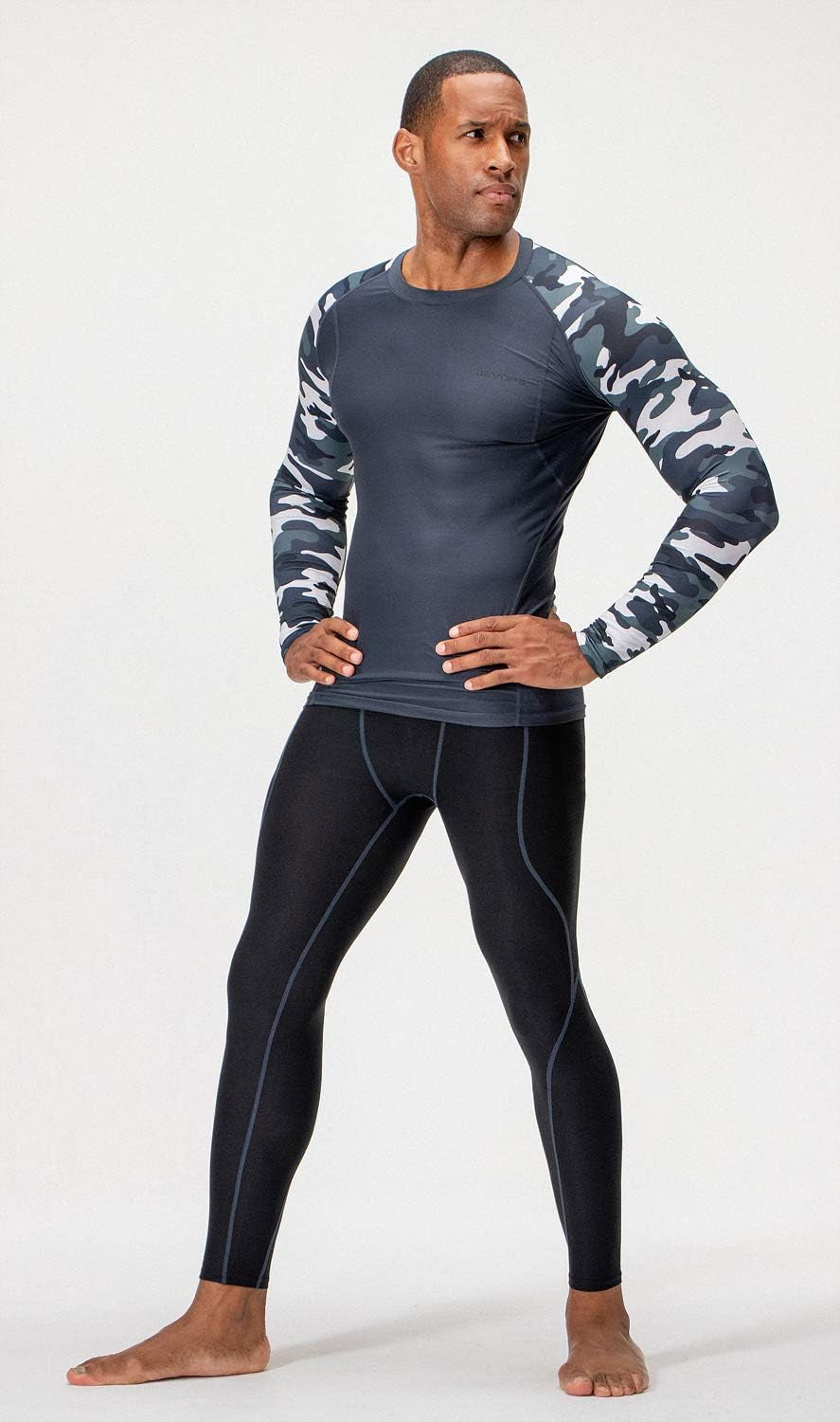 3 Pack Men'S UPF 50+ Long Sleeve Compression Shirts Quick Dry, Cool Gear for Garage Garden Gym Yard and Workouts
