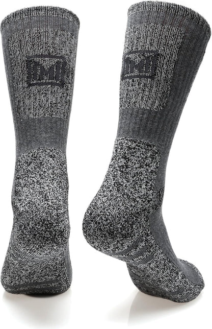 Men'S 5 Pairs Multi Performance Outdoor Sports Hiking Trekking Crew Socks