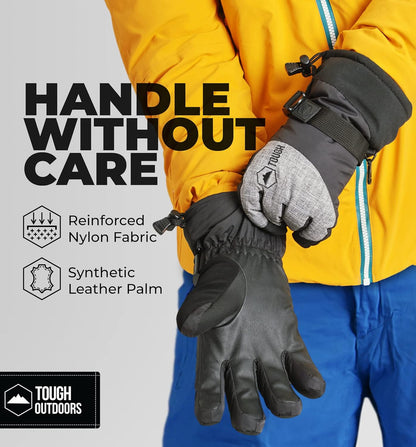 Snow Gloves - Men'S & Women'S Waterproof & Insulated Ski & Snowboard Gloves