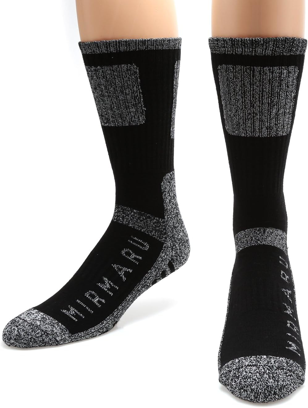 Men'S 5 Pairs Multi Performance Outdoor Sports Hiking Trekking Crew Socks