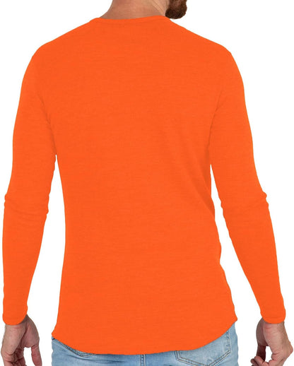 Mens Base Layer - 100% Merino Wool Midweight Long Sleeve Thermal Shirt