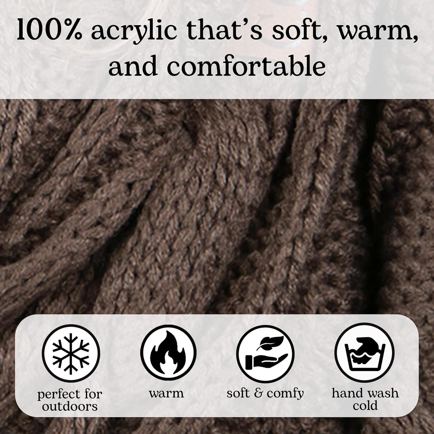 Trendy Warm Chunky Cable Knit Slouchy Beanie