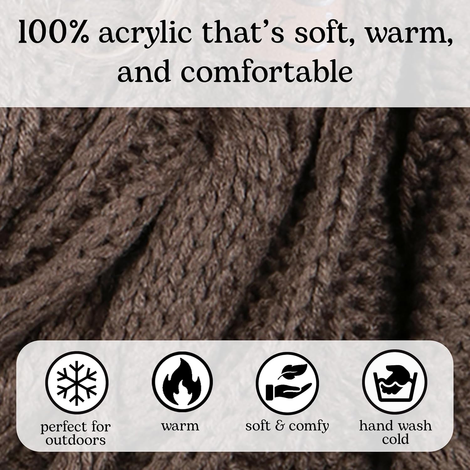 Trendy Warm Chunky Cable Knit Slouchy Beanie