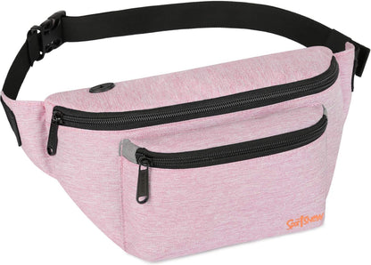 Fanny Pack for Men Women - Waist Bag Pack - Lightweight Belt Bag for Travel Sports Hiking
