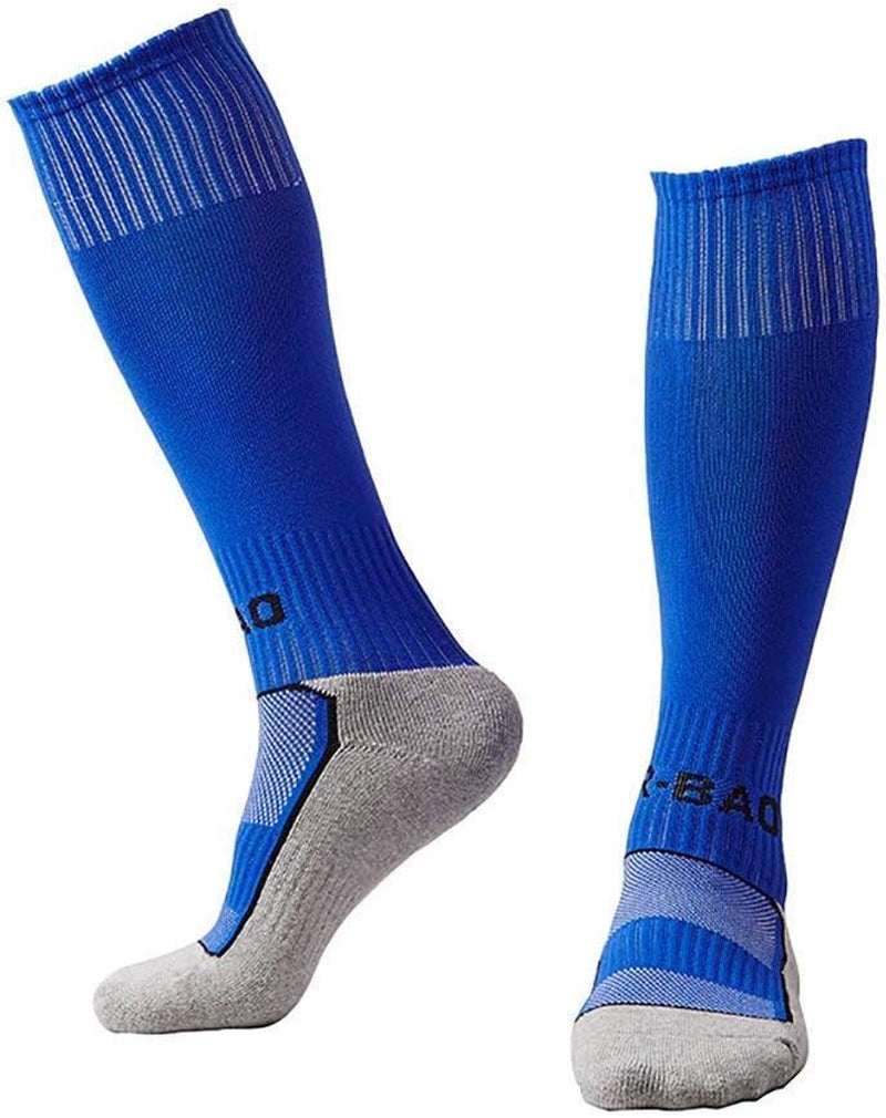 Soccer Socks for Kids Youth Adult (1/3/4/5 Pairs) Team Sport Knee High Long Socks