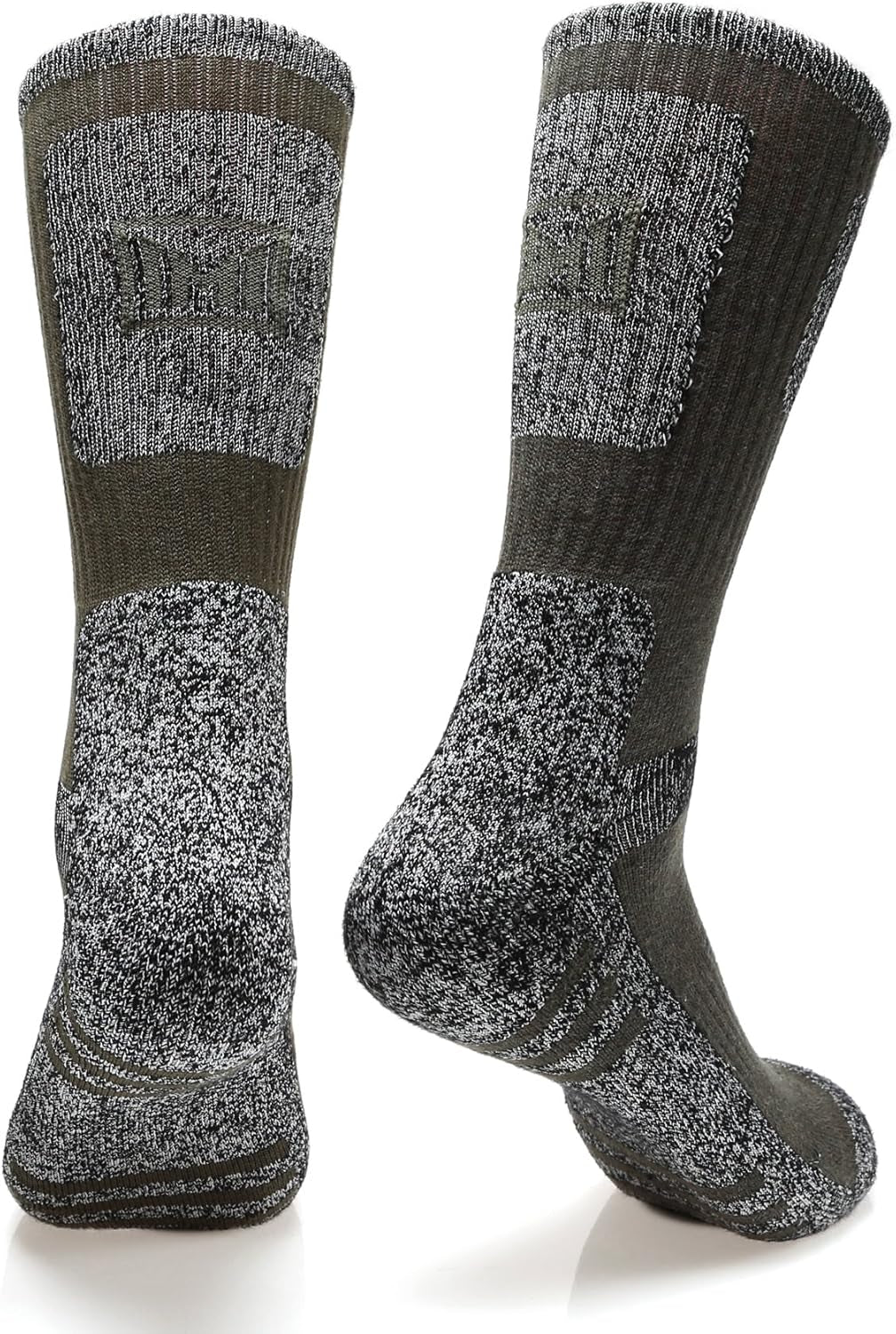 Men'S 5 Pairs Multi Performance Outdoor Sports Hiking Trekking Crew Socks