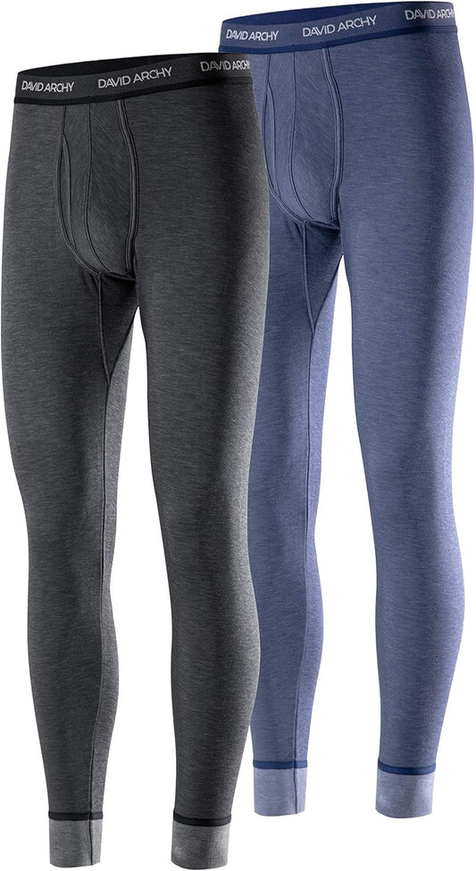 Men'S Thermal Underwear Set Winter Warm Base Layers Thermal Top and Bottoms Long Johns Set