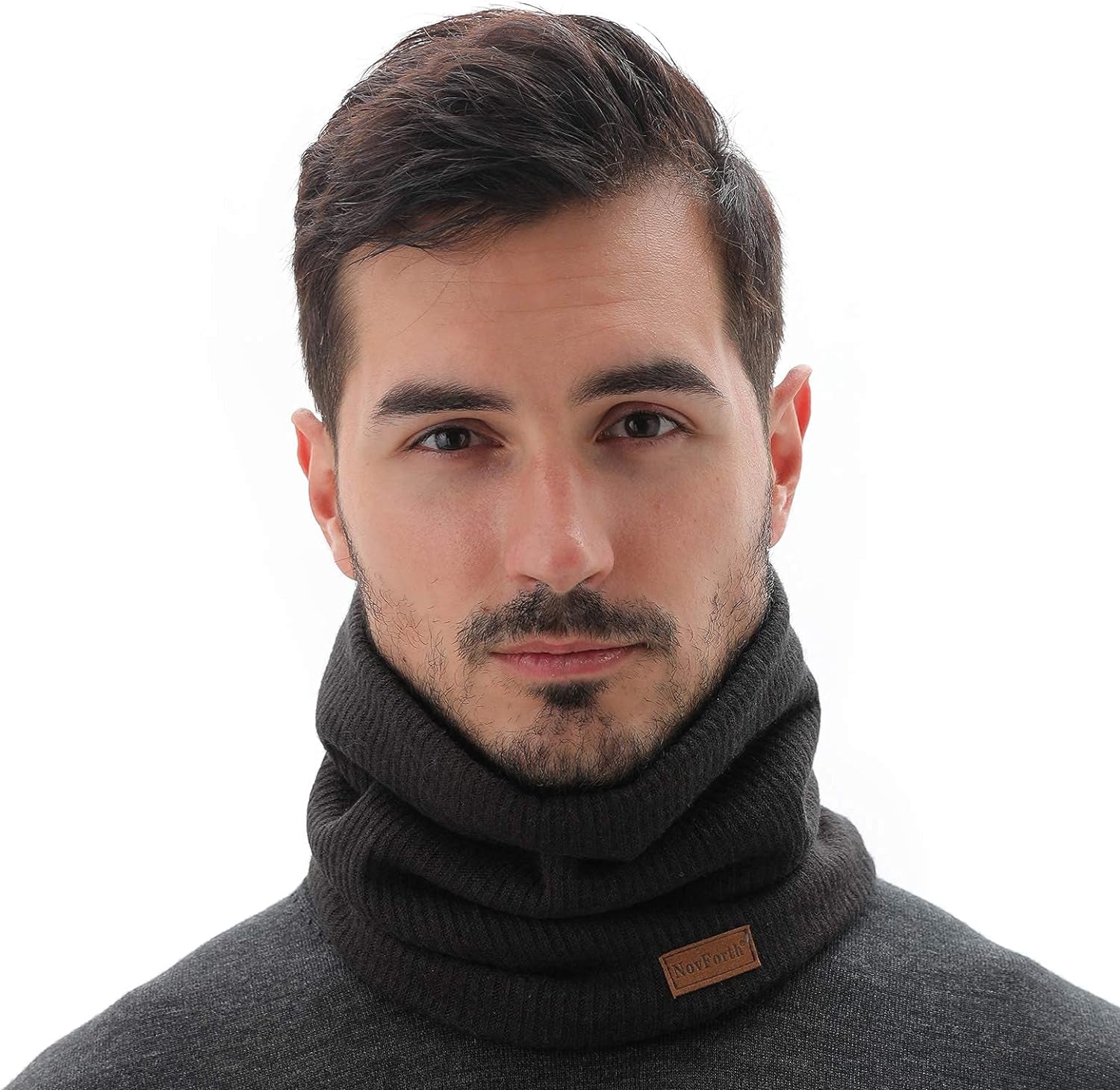 Winter Neck Warmer Men Ski, Neck Gaiter Face Scarf Women, Fleece Scarf for Men Gaiter Mask, Thick Windproof Scarves