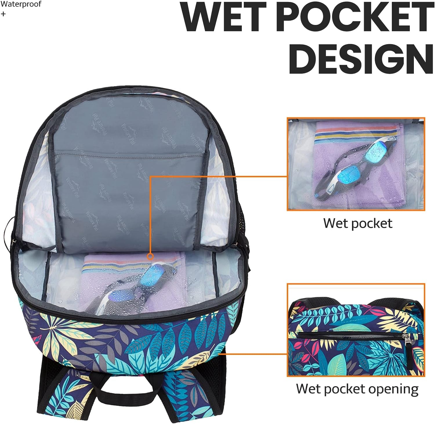 40L Lightweight Packable Travel Hiking Backpack Daypack